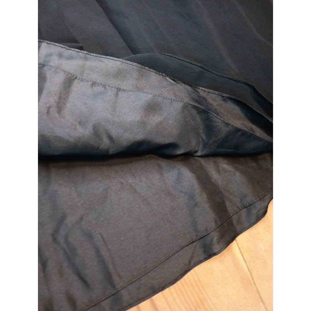 Sorella Vita Long Chiffon Dress Women 12 Black Strapless 8514 Evening Formal NWT - Picture 5 of 7